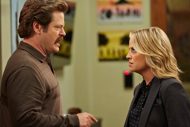 Parks and Recreation - Leslie and Ron - Do filme - Nick Offerman, Amy Poehler