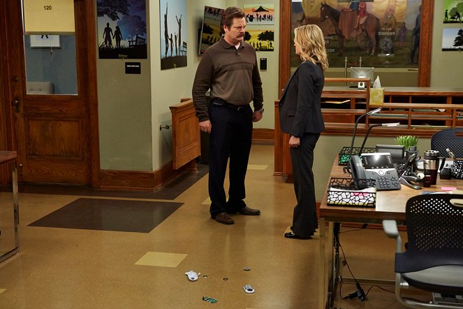 Parks and Recreation - Leslie and Ron - Do filme - Nick Offerman