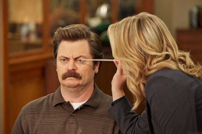 Parks and Recreation - Leslie and Ron - Van film - Nick Offerman
