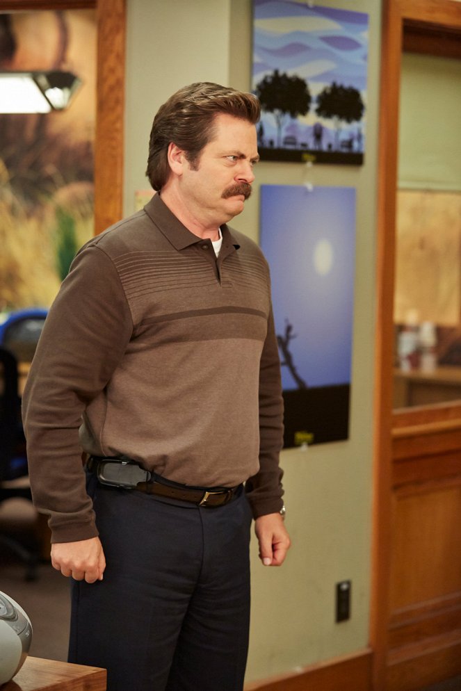 Parks and Recreation - Leslie and Ron - Photos - Nick Offerman