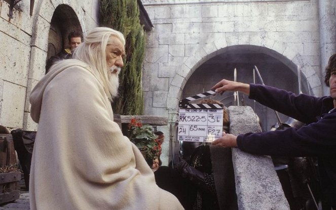 O Senhor dos Anéis - O Regresso do Rei - De filmagens - Ian McKellen