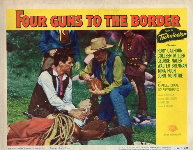 Four Guns to the Border - Lobby Cards