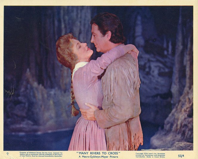 Many Rivers to Cross - Cartões lobby - Eleanor Parker, Robert Taylor