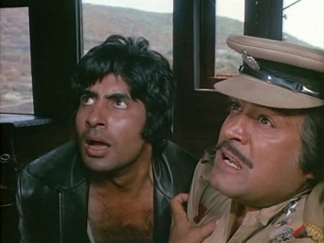 Sholay - Z filmu - Amitabh Bachchan, Sanjeev Kumar