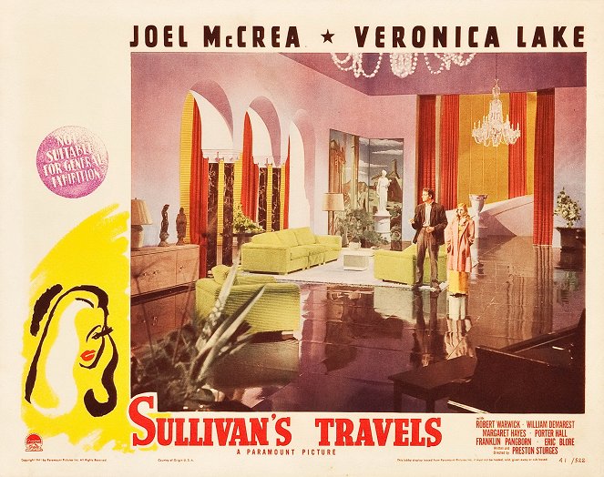 Les Voyages de Sullivan - Cartes de lobby
