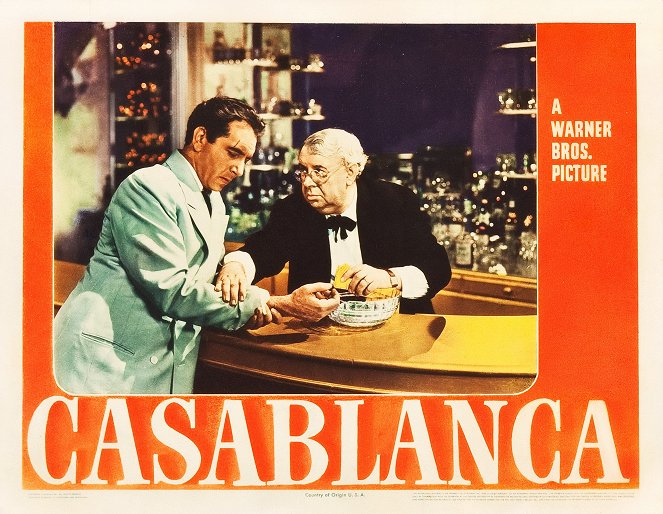 Casablanca - Cartes de lobby - Humphrey Bogart, S.Z. Sakall