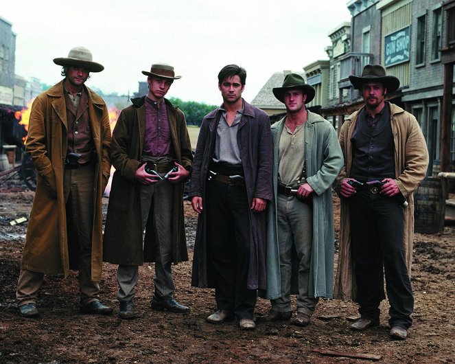 American Outlaws - Werbefoto - Will McCormack, Gregory Smith, Colin Farrell, Scott Caan, Gabriel Macht