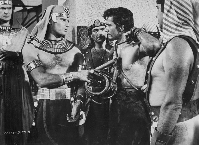 Dziesięcioro przykazań - Z filmu - Charlton Heston, John Derek