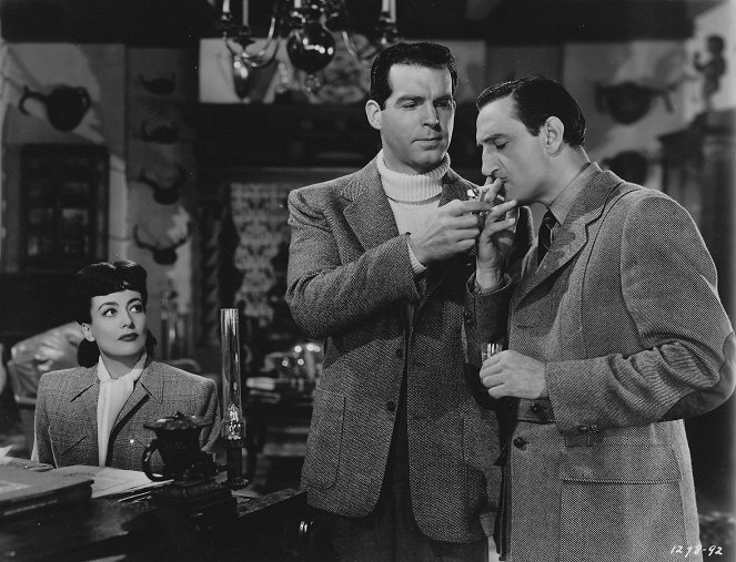 Bajo sospecha - De la película - Joan Crawford, Fred MacMurray, Basil Rathbone