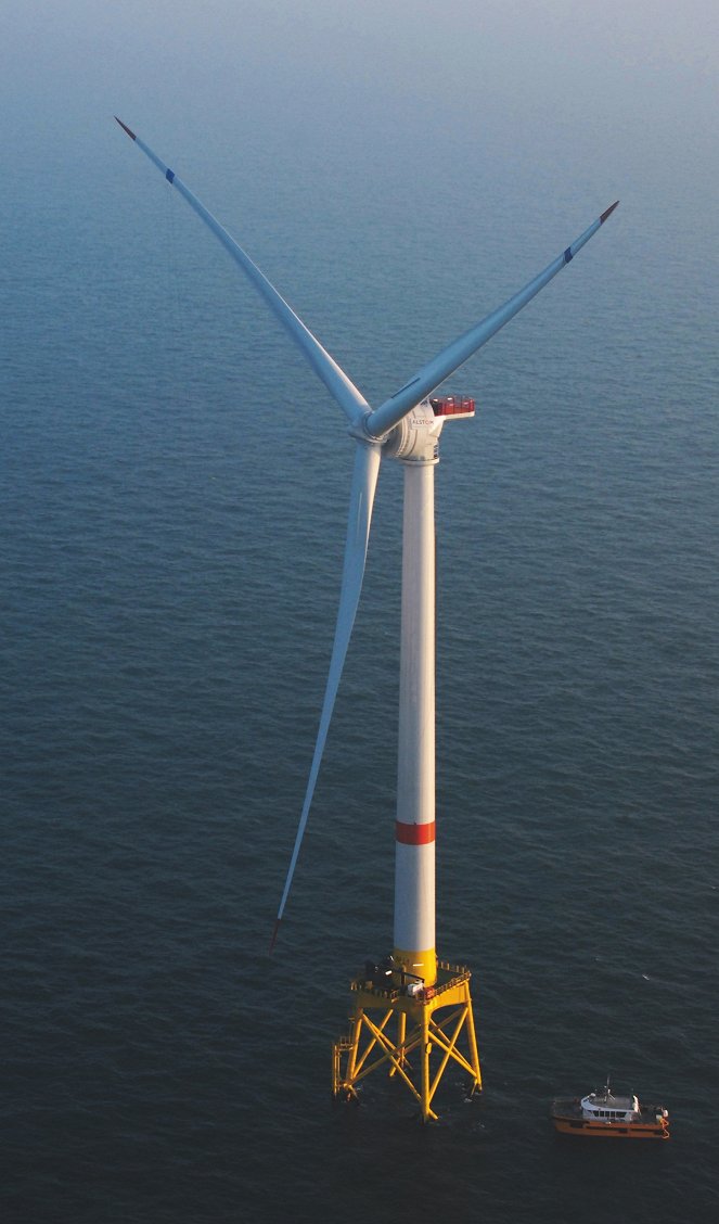 Colossal: Haliade, the largest offshore wind turbine in the world - Photos