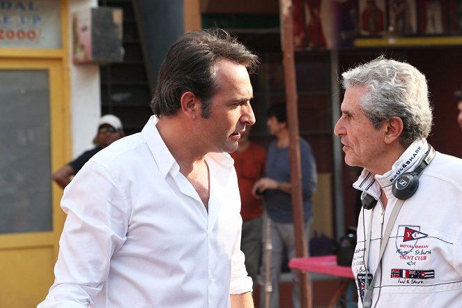 Un plus une - Kuvat kuvauksista - Jean Dujardin, Claude Lelouch