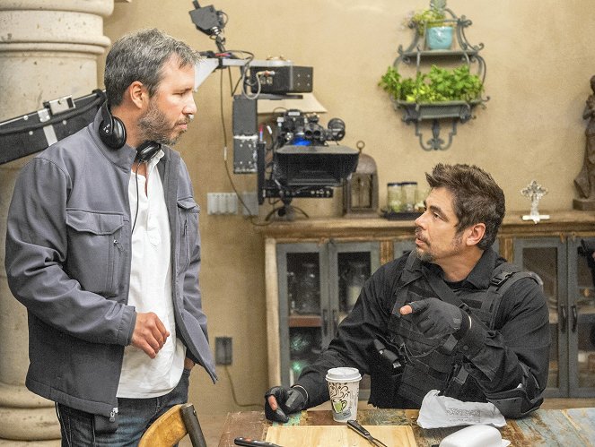Sicario: Nájemný vrah - Z natáčení - Denis Villeneuve, Benicio Del Toro