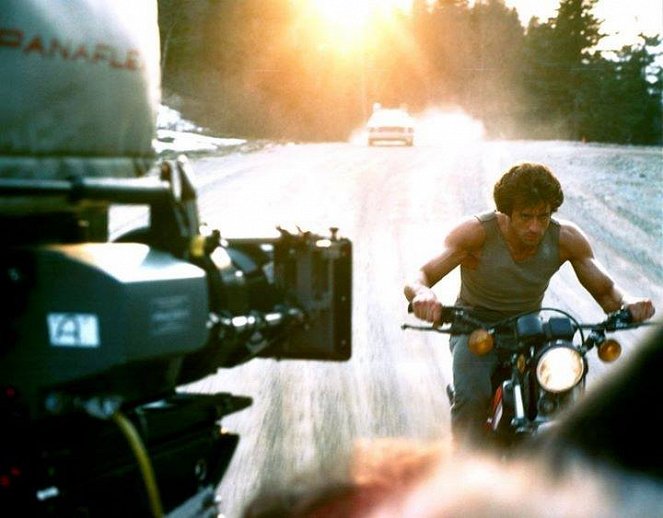 A Fúria do Herói - De filmagens - Sylvester Stallone