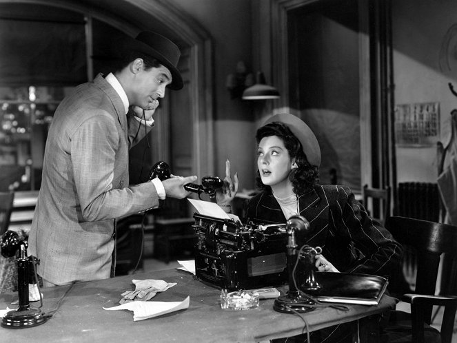 A pénteki barátnő - Filmfotók - Cary Grant, Rosalind Russell