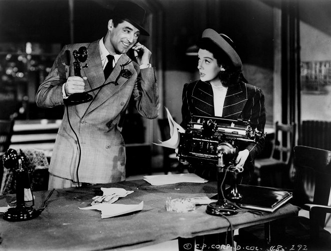 His Girl Friday - Photos - Cary Grant, Rosalind Russell
