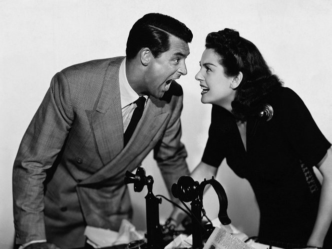 Sein Mädchen für besondere Fälle - Werbefoto - Cary Grant, Rosalind Russell