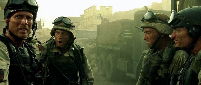 Black Hawk Down - Van film - William Fichtner, Jason Isaacs, Tom Sizemore, Kim Coates