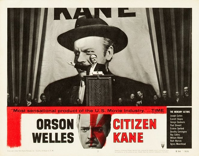 Citizen Kane - Cartes de lobby