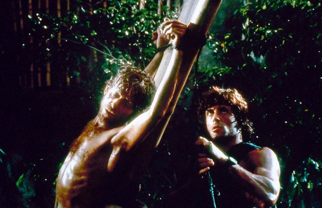 Rambo II - Z filmu - Andy Wood, Sylvester Stallone