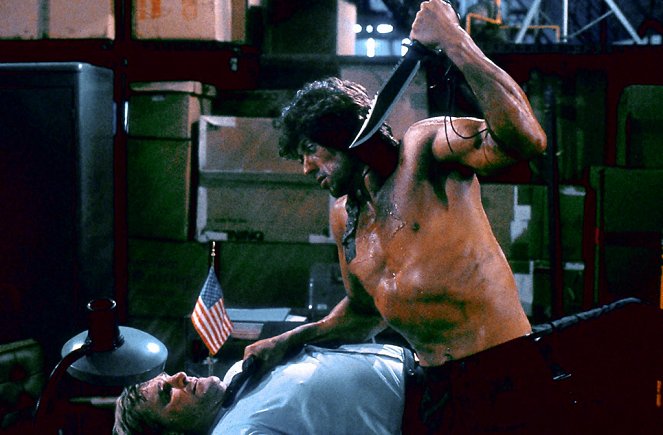 Rambo II - Der Auftrag - Filmfotos - Charles Napier, Sylvester Stallone