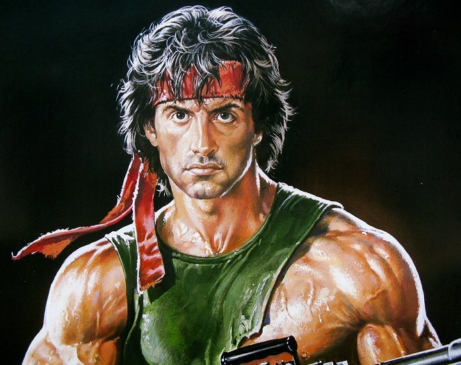 Rambo 2. - Promóció fotók - Sylvester Stallone
