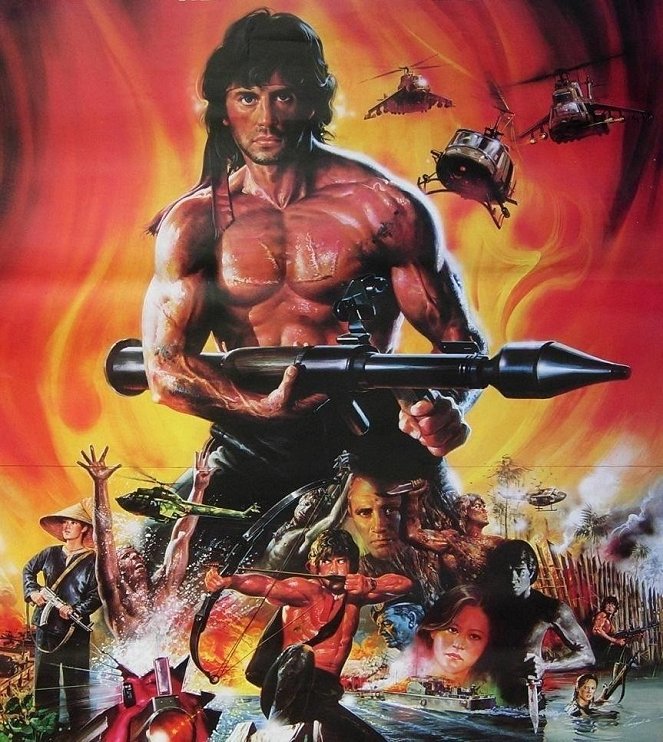 Rambo II - Der Auftrag - Werbefoto - Sylvester Stallone