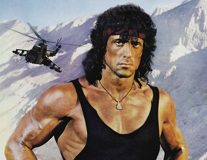Rambo III - Werbefoto - Sylvester Stallone