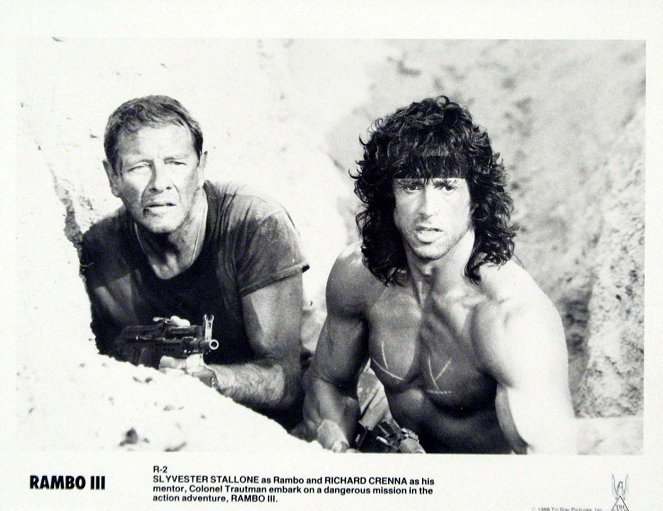 Rambo III - Cartes de lobby - Richard Crenna, Sylvester Stallone