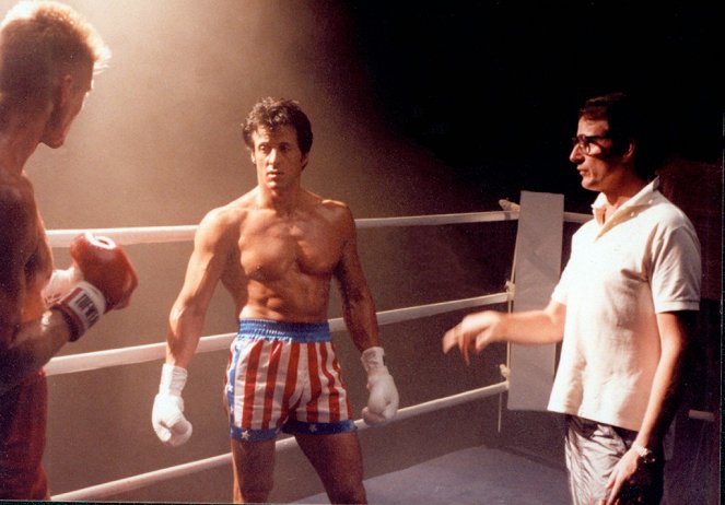 Rocky IV - Forgatási fotók - Sylvester Stallone