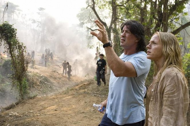 John Rambo - Dreharbeiten - Sylvester Stallone, Julie Benz