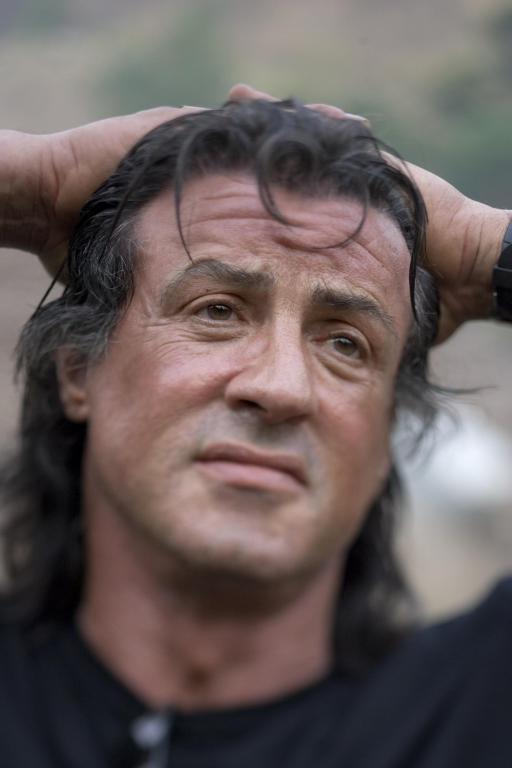 Rambo - Van de set - Sylvester Stallone