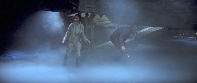 Das Imperium schlägt zurück - Filmfotos - Carrie Fisher, Harrison Ford