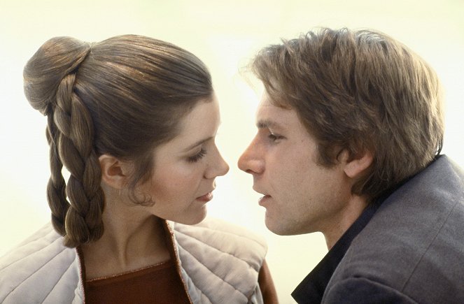 Star Wars: A Birodalom visszavág - Filmfotók - Carrie Fisher, Harrison Ford