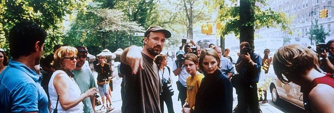 Panic Room - Tournage - David Fincher, Kristen Stewart, Jodie Foster