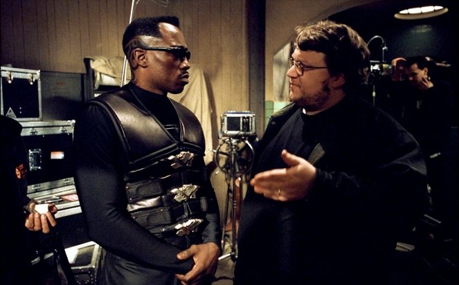 Blade II - Dreharbeiten - Wesley Snipes, Guillermo del Toro