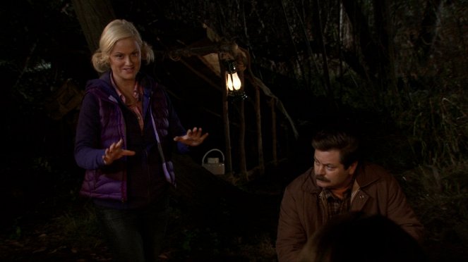 Parks and Recreation - Camping - Filmfotos - Amy Poehler, Nick Offerman