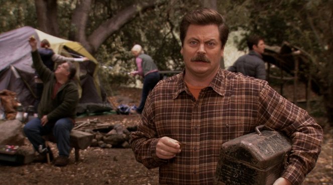 Parks and Recreation - Camping - Van film - Nick Offerman