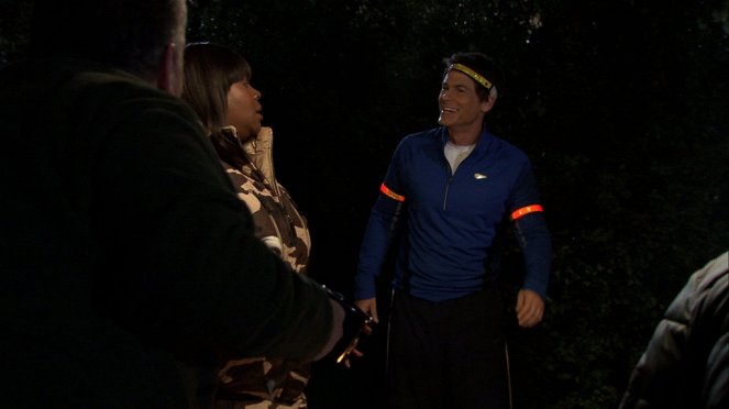 Parks and Recreation - Camping - Film - Retta, Rob Lowe