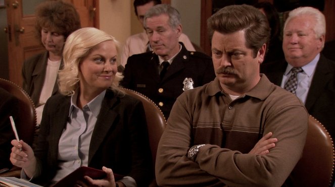 Parks and Recreation - Amours et hamburgers - Film - Amy Poehler, Nick Offerman