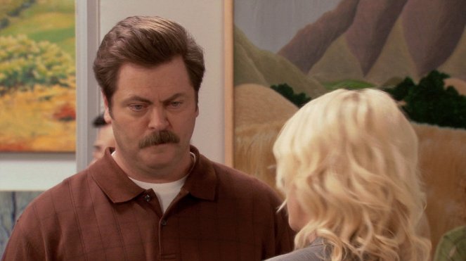 Parks and Recreation - Jerry's Painting - Van film - Nick Offerman