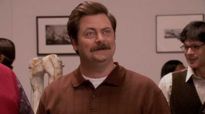 Parks and Recreation - Season 3 - Jerry's Painting - Photos - Nick Offerman