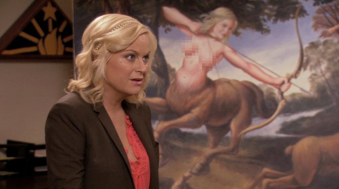 Parks and Recreation - Jerry's Painting - Van film - Amy Poehler