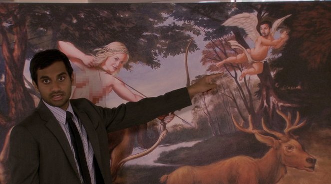 Parks and Recreation - Jerry's Painting - De la película - Aziz Ansari
