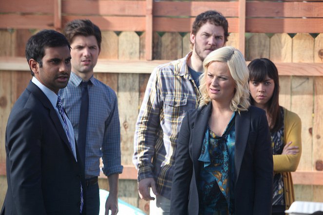 Parks and Recreation - Eagleton - Filmfotos - Aziz Ansari, Adam Scott, Chris Pratt, Amy Poehler, Aubrey Plaza