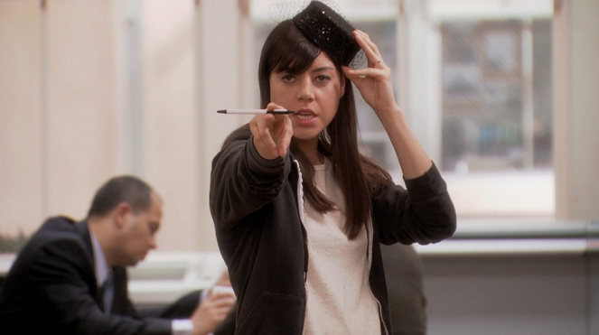 Parks and Recreation - The Fight - Van film - Aubrey Plaza