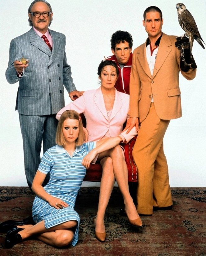 Los tenenbaums. Una familia de genios - Promoción - Gene Hackman, Gwyneth Paltrow, Anjelica Huston, Ben Stiller, Luke Wilson