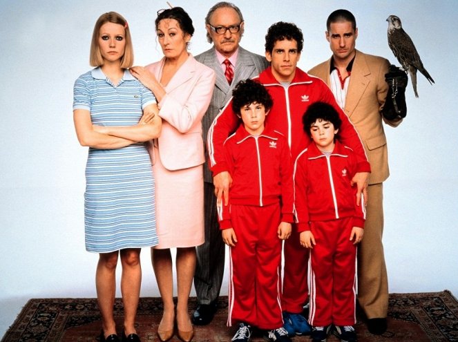 Los tenenbaums. Una familia de genios - Promoción - Gwyneth Paltrow, Anjelica Huston, Gene Hackman, Ben Stiller, Luke Wilson