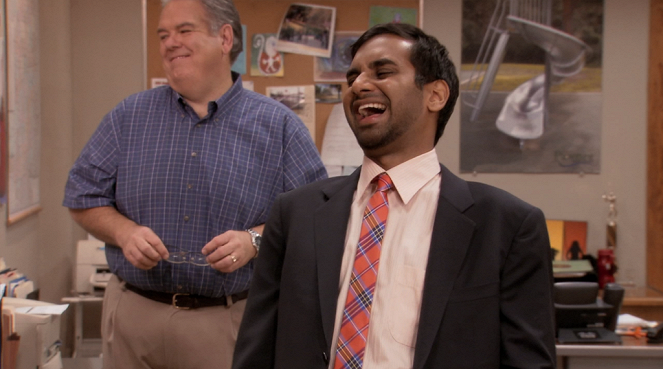 Parks and Recreation - Road Trip - Photos - Jim O’Heir, Aziz Ansari