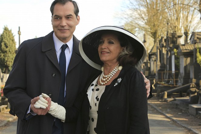 Les Petits Meurtres d'Agatha Christie - Les Petits Meurtres d'Agatha Christie : Témoin muet - Filmfotók - Samuel Labarthe, Françoise Fabian