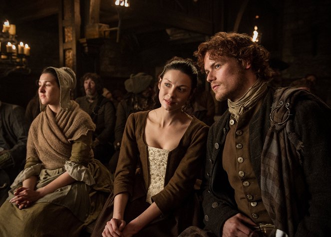Outlander - Season 1 - La Légende de la dame de Balnain - Photos - Caitríona Balfe, Sam Heughan